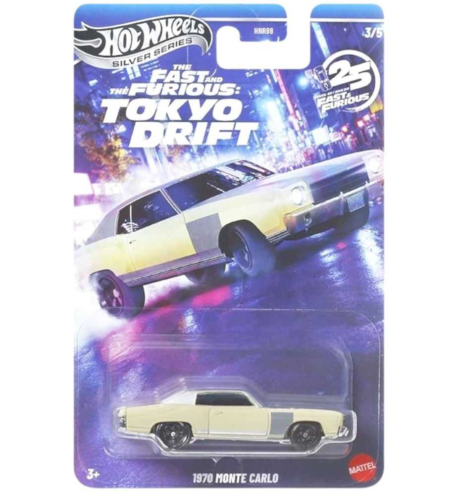 Hot Wheels Silver Series Fast & Furious Tokyo Drift 1970 Monte Carlo (3/5)