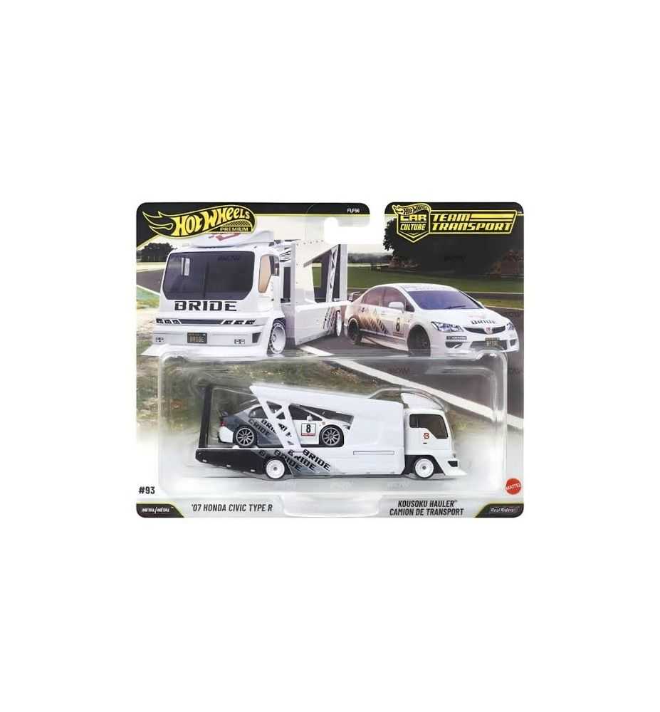Hot Wheels Team Transport '07 Honda Civic Type R + Kousoku Hauler