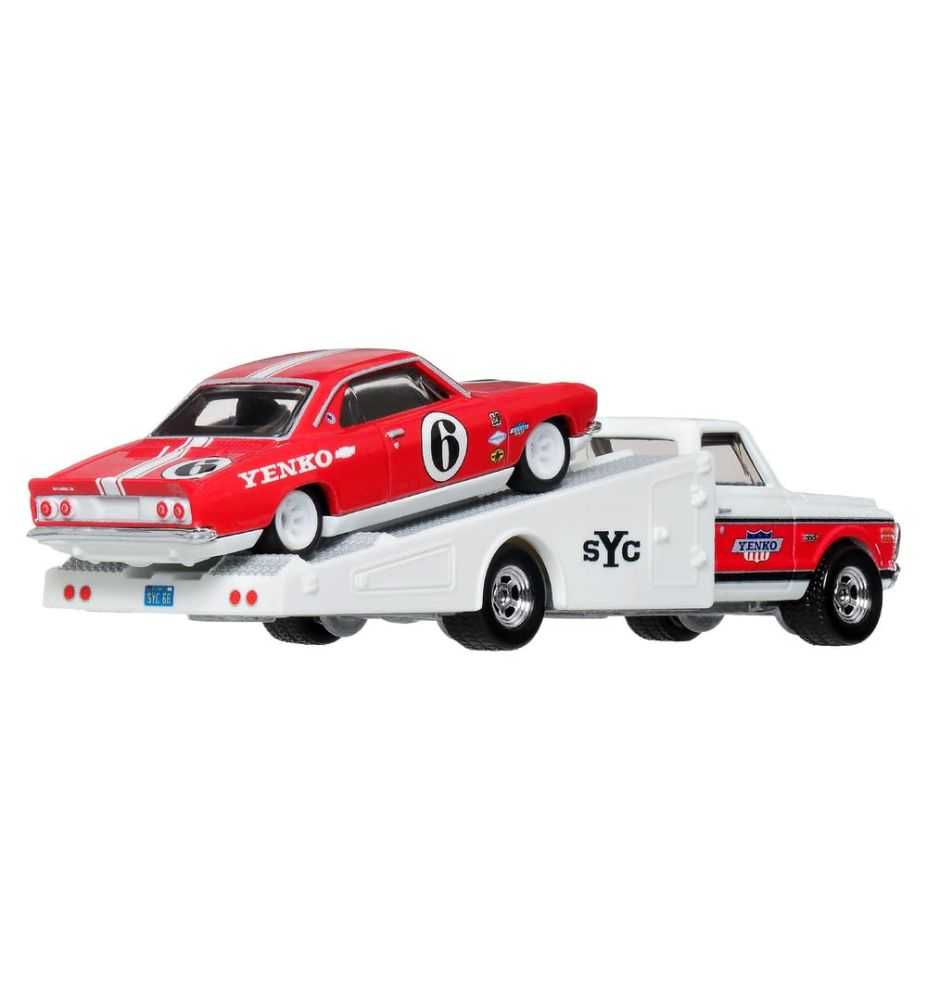 Hot Wheels Team Transport '66 Chevrolet Corvair Yenko Stinger + '72 Chevy Ramp Truck