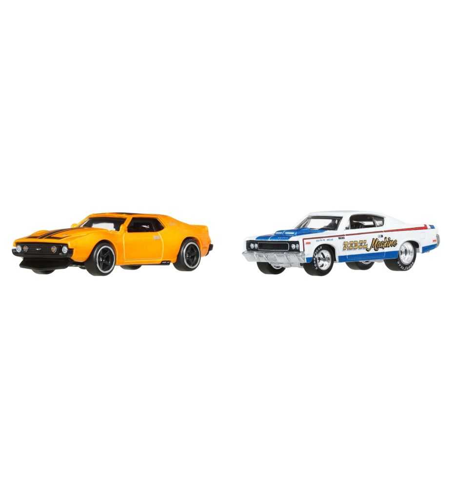 Hot Wheels Premium 2-Pack '71 AMC Javelin & AMC Rebel Machine