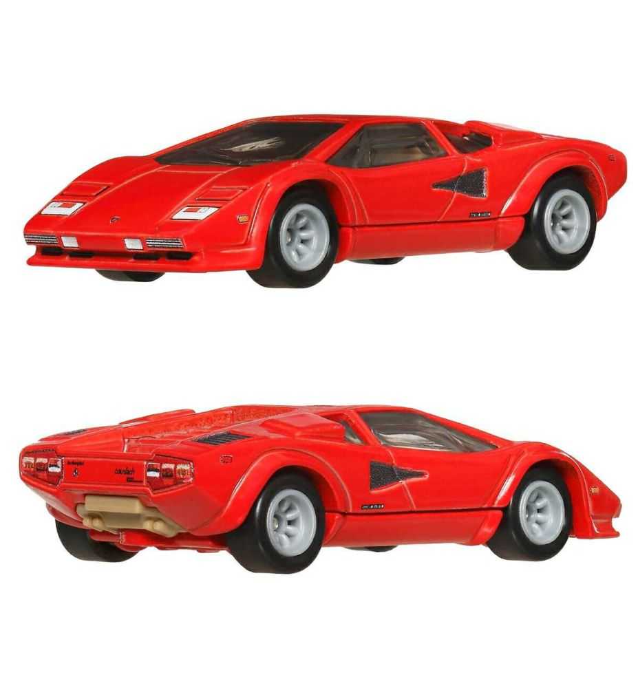 Hot Wheels Premium 2-Pack Lamborghini Countach LP5000 QV & Lancia Stratos Zero