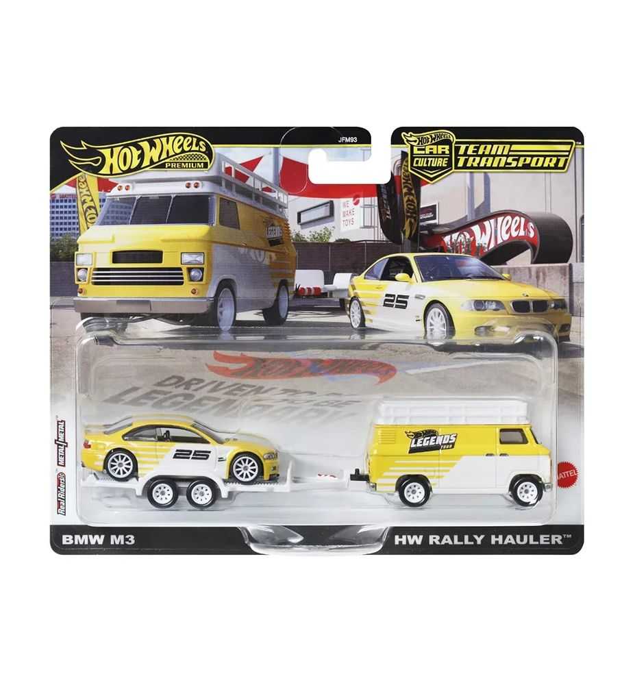Hot Wheels Team Transport Legends Tour BMW M3 & Rally Hauler