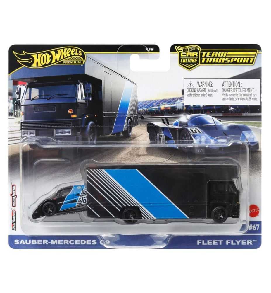 Hot Wheels Team Transport Sauber-Mercedes C9 & Fleet Flyer