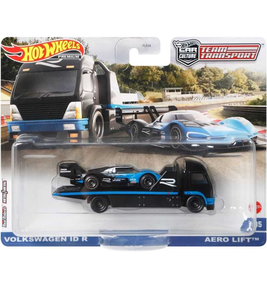 Hot Wheels Team Transport #35 Volkswagen ID. R & Aero Lift