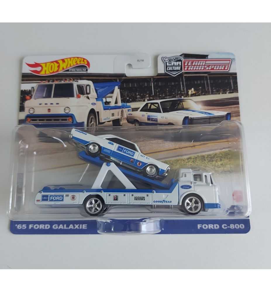 Hot Wheels Team Transport #38 '65 Ford Galaxie & Ford C-800