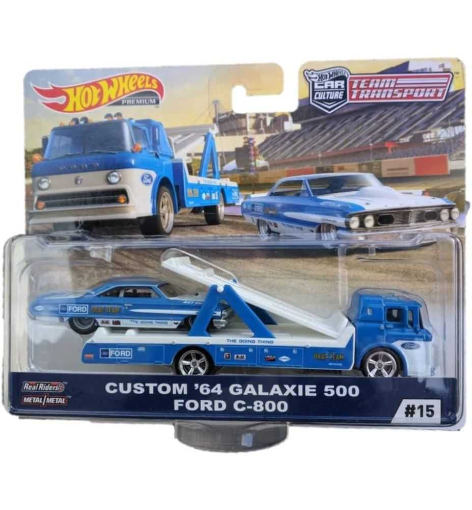 Hot Wheels Team Transport Custom '64 Galaxie 500 & Ford C-800
