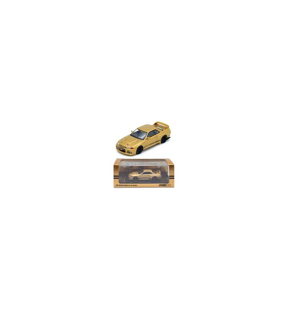 Inno64 Top Secret Nissan Skyline GT-R R32 (BNR32) Gold 650R 1:64
