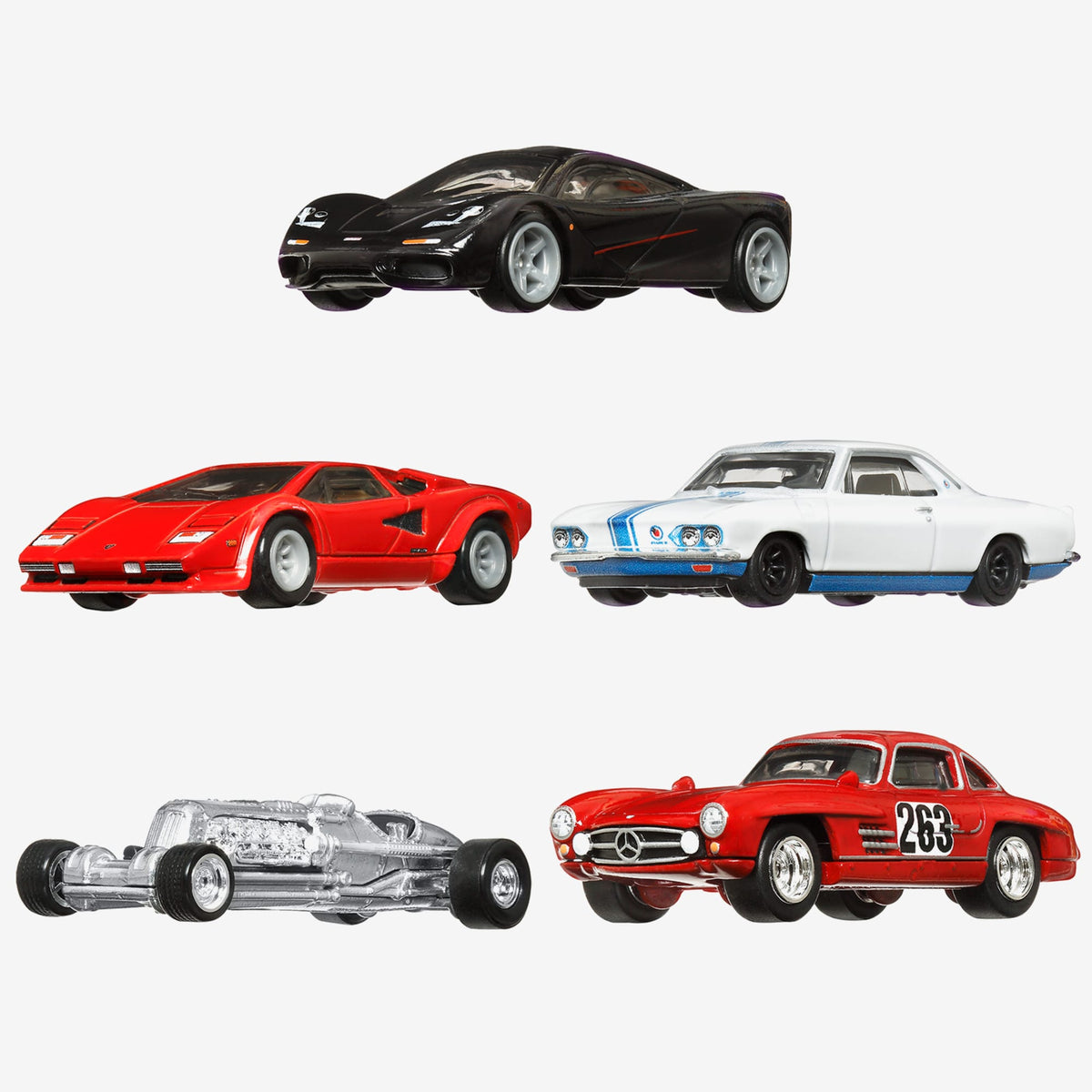 Hot Wheels 2022 Car Culture Mix 5: Jay Leno’s Garage Case Pack