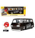 Jada 1965 Ford Econoline with Red M&M's Figure Brown/Silver 1:24