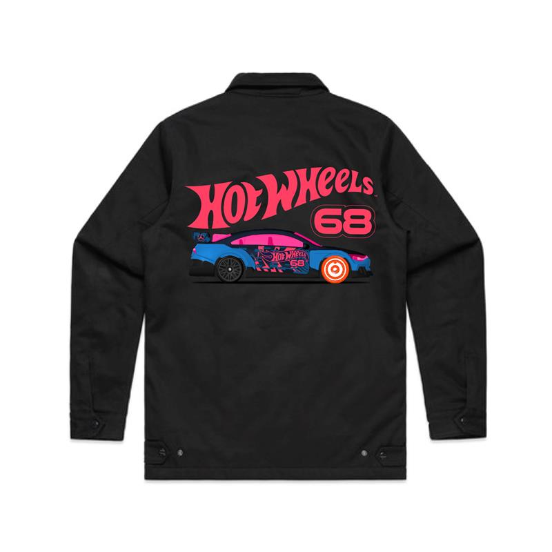 Hot Wheels x Mercedes Benz Black Work Jacket