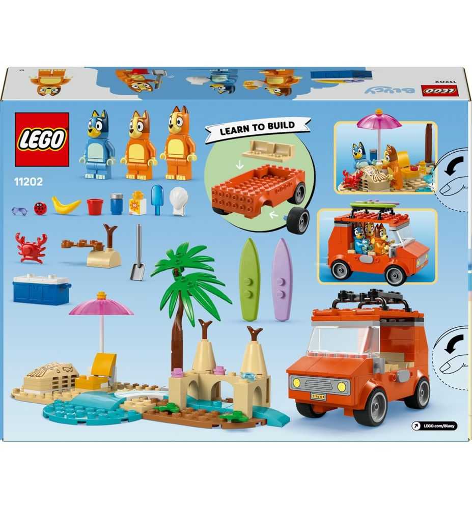 LEGO Bluey 11202 Bluey's Family Beach Trip