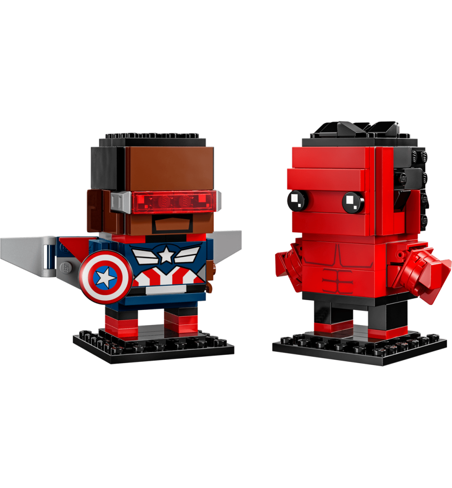 LEGO BrickHeadz 40668 Captain America & Red Hulk