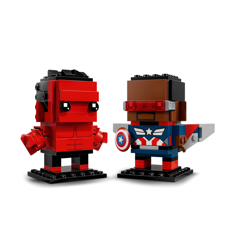 LEGO BrickHeadz 40668 Captain America & Red Hulk