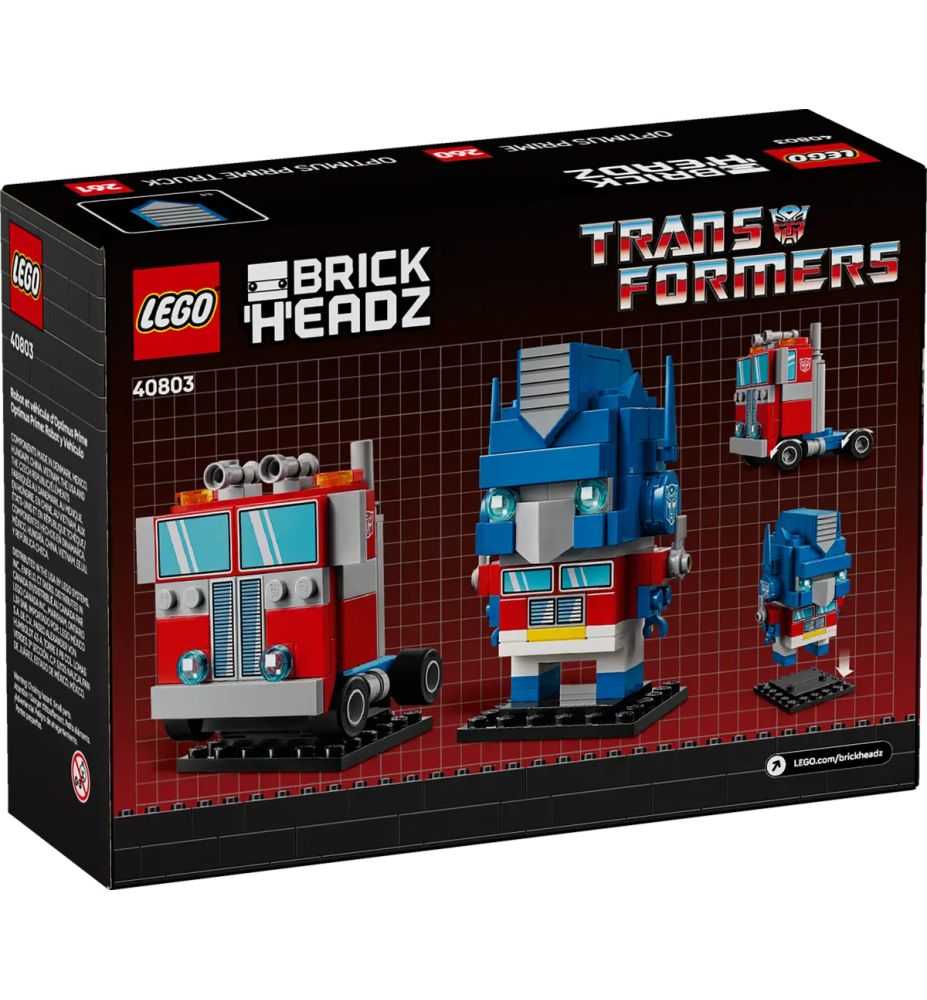 LEGO BrickHeadz 40803 Optimus Prime: Robot & Vehicle