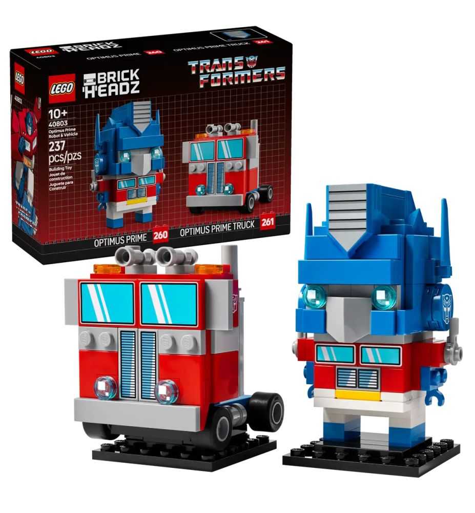 LEGO BrickHeadz 40803 Optimus Prime: Robot & Vehicle