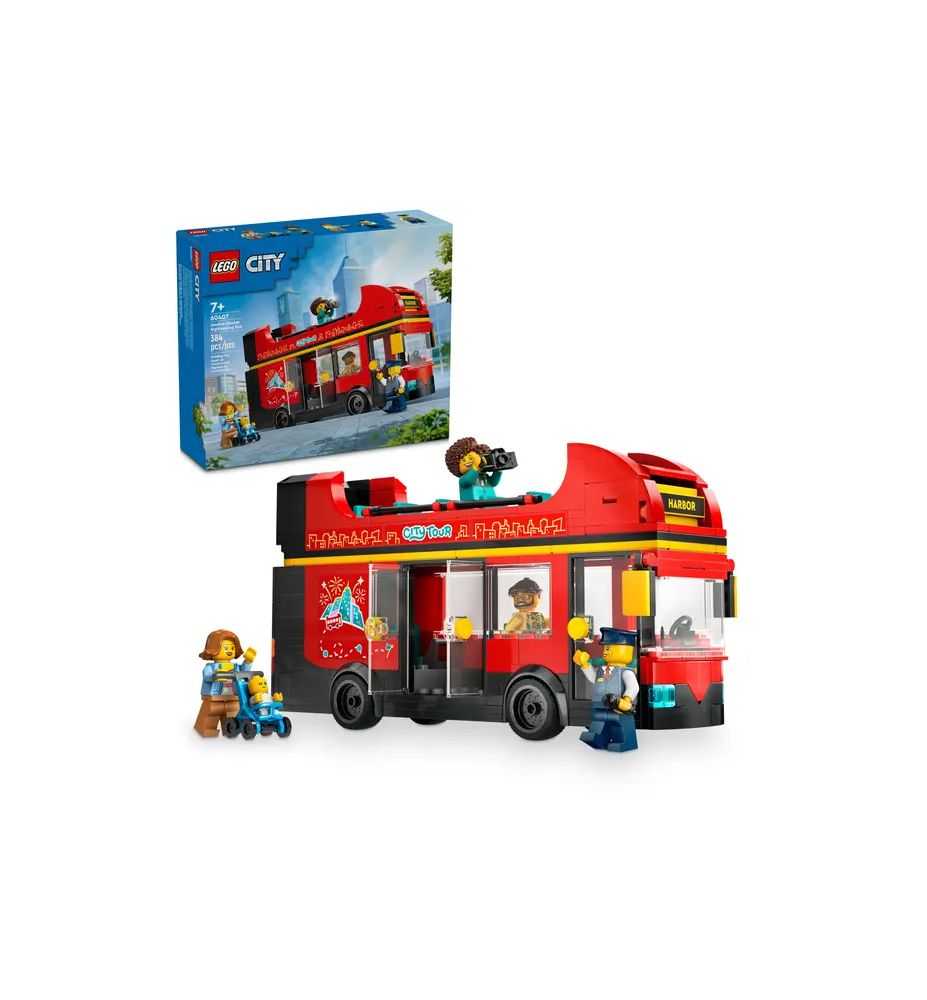 LEGO City 60407 Red Double-Decker Sightseeing Bus