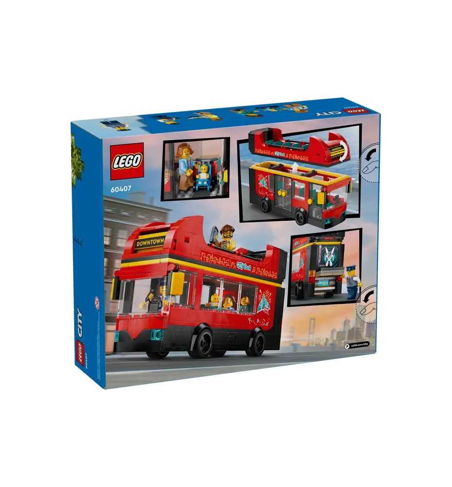 LEGO City 60407 Red Double-Decker Sightseeing Bus