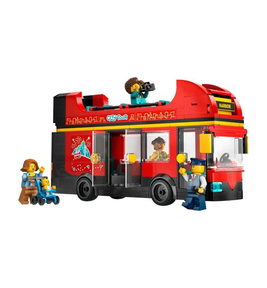 LEGO City 60407 Red Double-Decker Sightseeing Bus