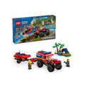 LEGO City 60412 4x4 Fire Truck with Rescue Boat