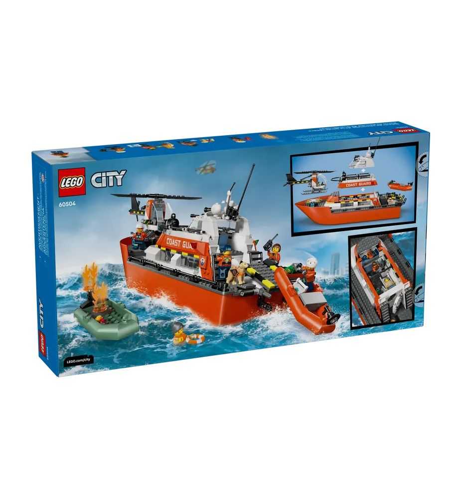 LEGO City 60504 Coast Guard Rescue Boat & Helicopter