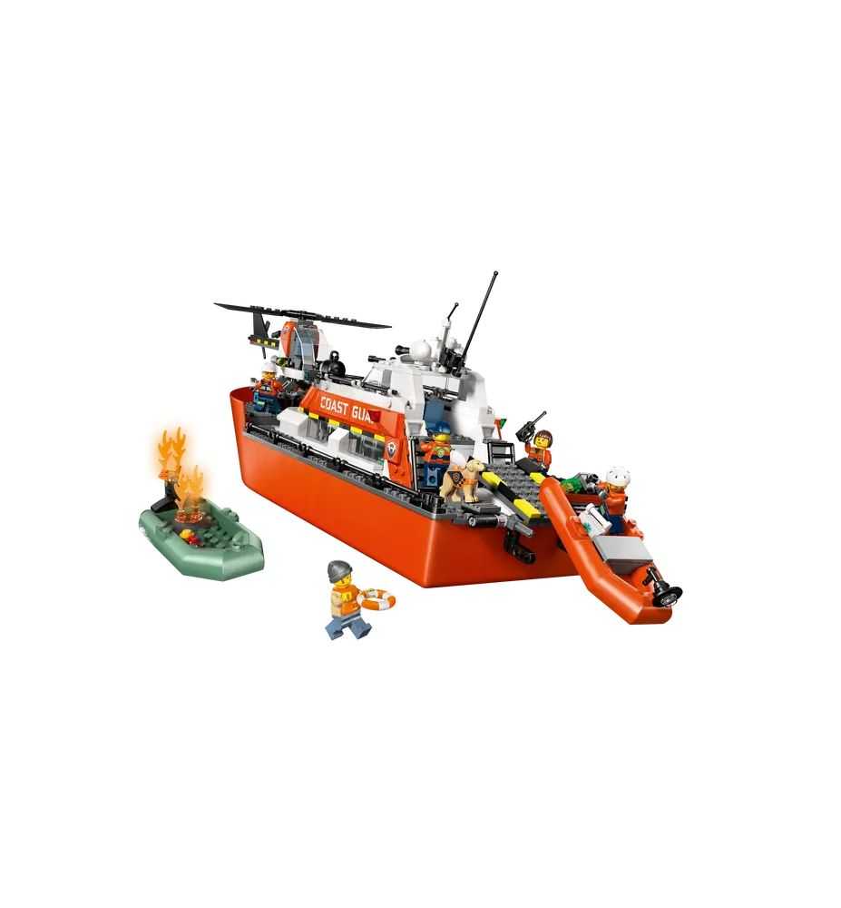 LEGO City 60504 Coast Guard Rescue Boat & Helicopter