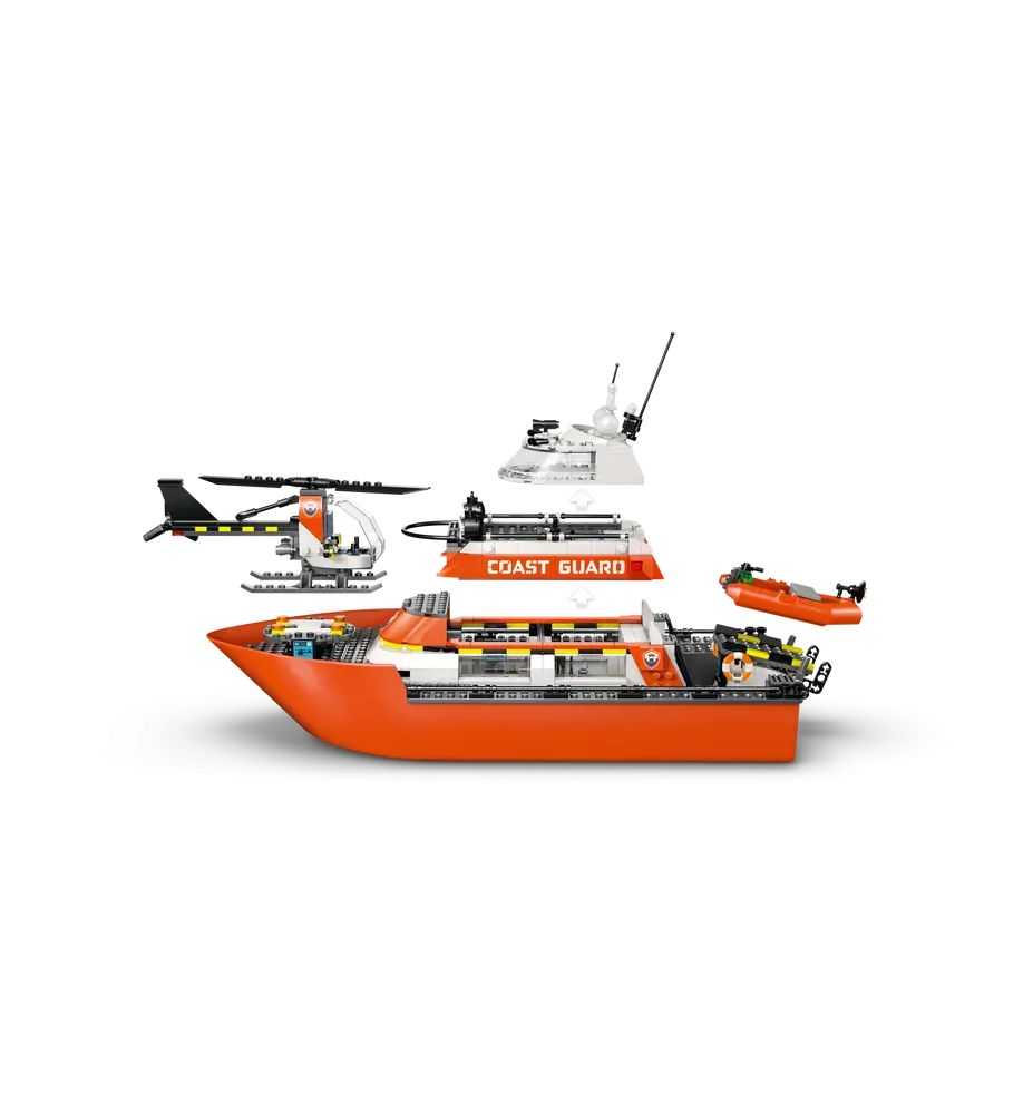 LEGO City 60504 Coast Guard Rescue Boat & Helicopter