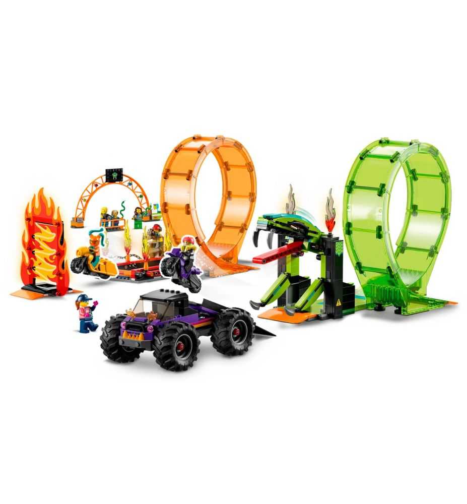 LEGO City Stuntz 60339 Double Loop Stunt Arena