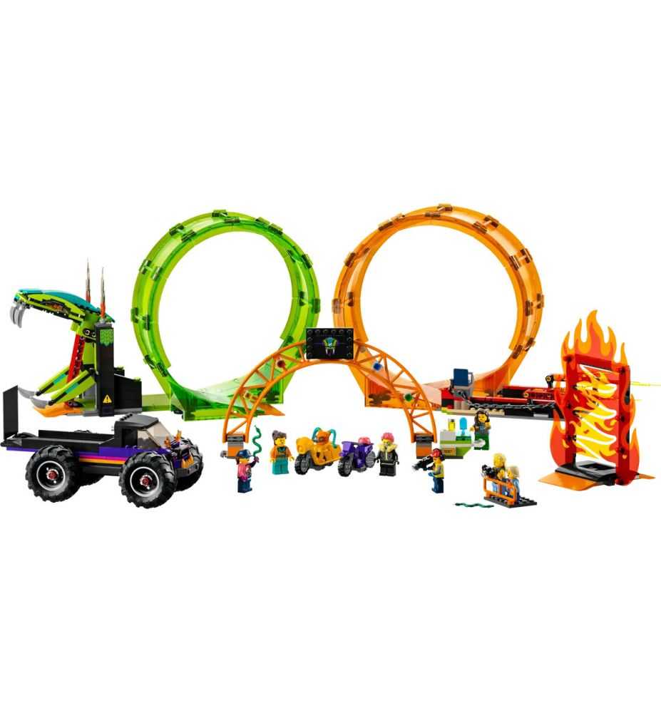 LEGO City Stuntz 60339 Double Loop Stunt Arena