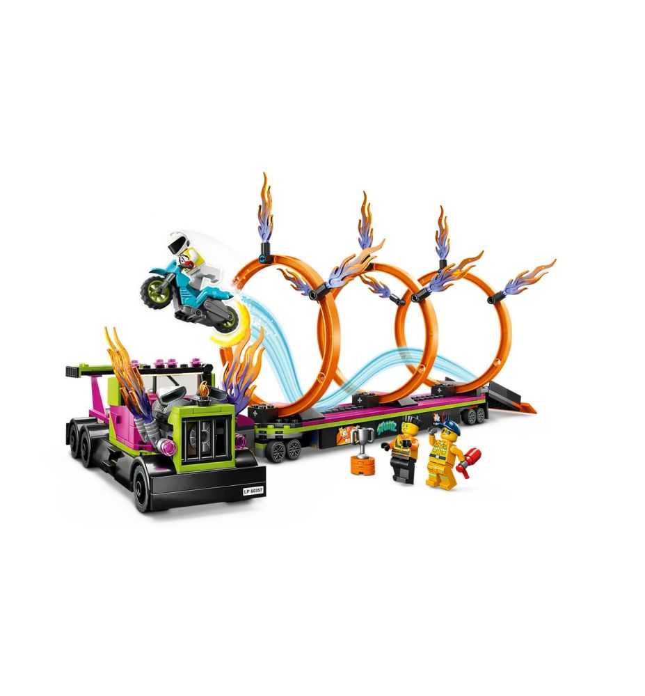LEGO City Stuntz 60357 Stunt Truck & Ring of Fire Challenge