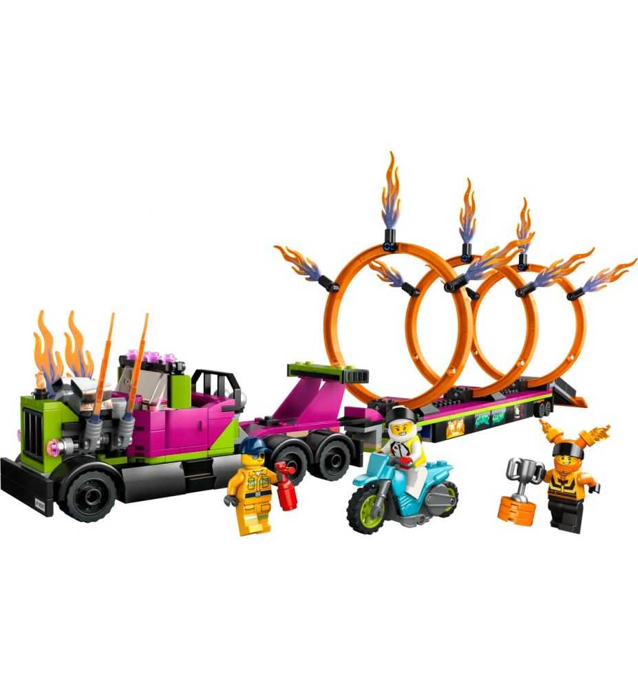 LEGO City Stuntz 60357 Stunt Truck & Ring of Fire Challenge