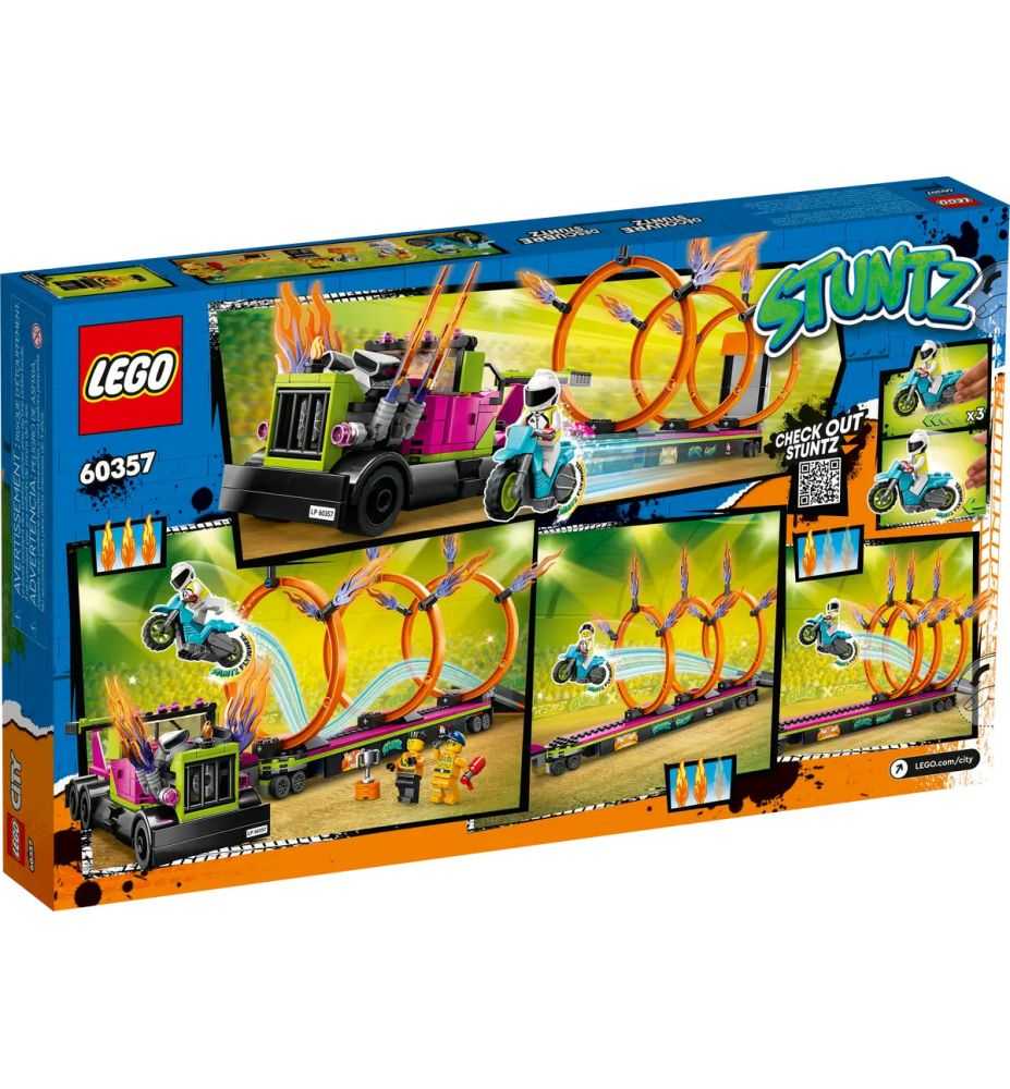 LEGO City Stuntz 60357 Stunt Truck & Ring of Fire Challenge