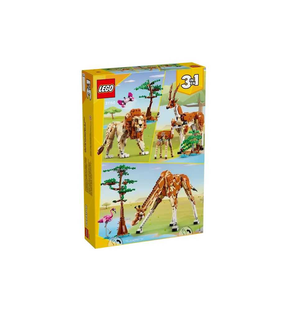 LEGO Creator 3-in-1 31150 Wild Safari Animals