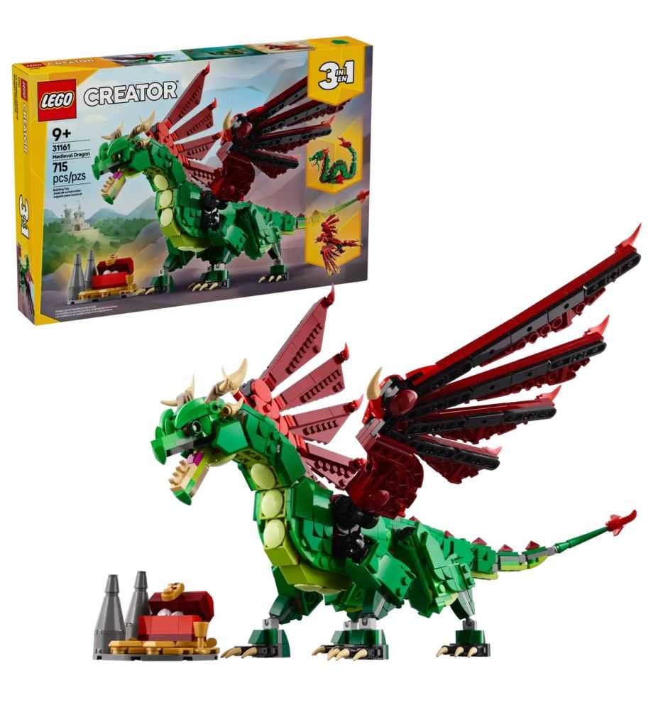 LEGO Creator 3-in-1 31161 Medieval Dragon