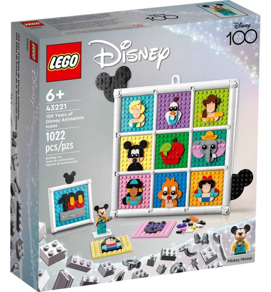 LEGO Disney 43221 100 Years of Disney Animation Icons