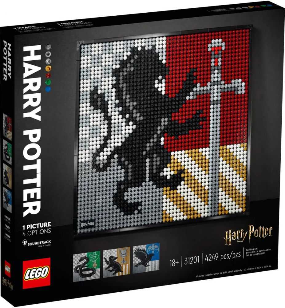 LEGO Art Harry Potter 31201 Hogwarts Crests