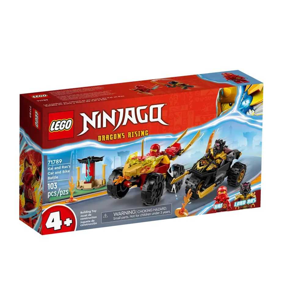 LEGO Ninjago 71789 Kai and Ras's Car and Bike Battle
