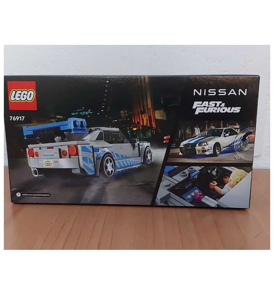 LEGO Speed Champions 76917 2 Fast 2 Furious Nissan Skyline GT-R (R34)