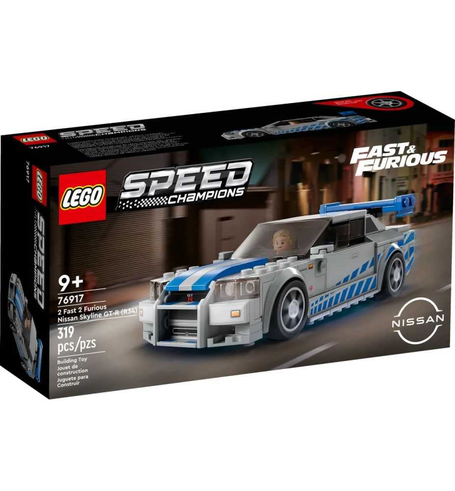 LEGO Speed Champions 76917 2 Fast 2 Furious Nissan Skyline GT-R (R34)