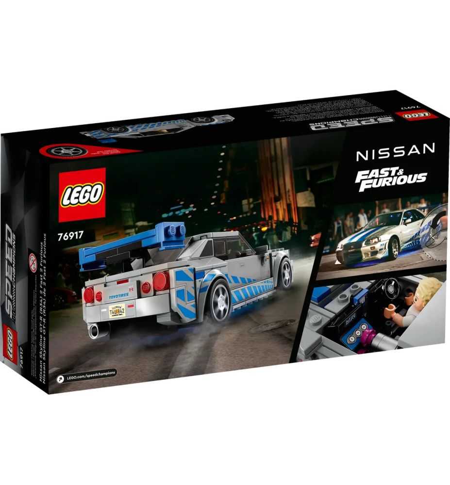 LEGO Speed Champions 76917 2 Fast 2 Furious Nissan Skyline GT-R (R34)