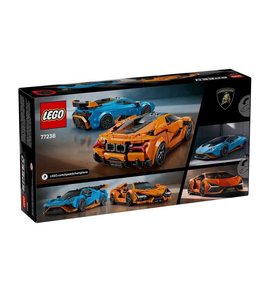 LEGO Speed Champions 77238 Lamborghini Revuelto & Huracán STO