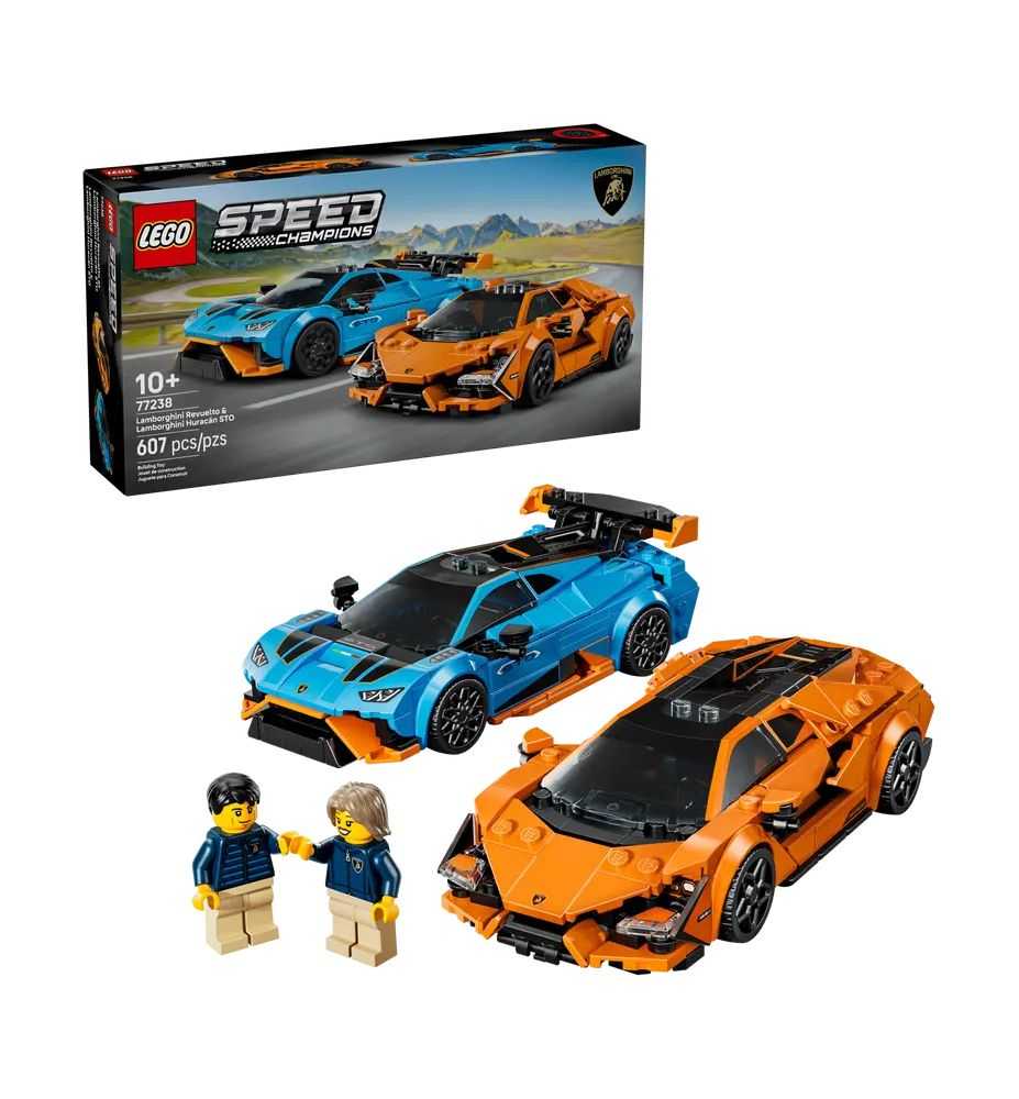LEGO Speed Champions 77238 Lamborghini Revuelto & Huracán STO