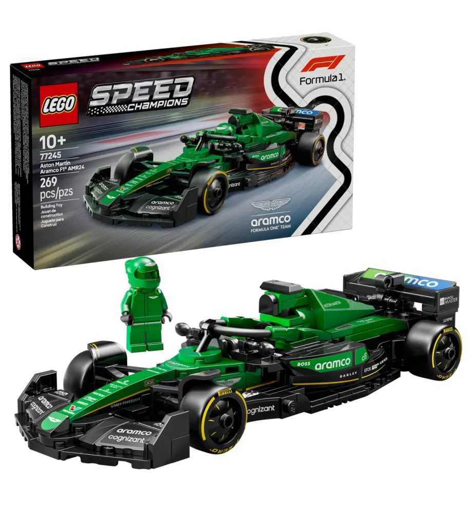 LEGO Speed Champions 77245 Aston Martin Aramco F1 AMR24 Race Car