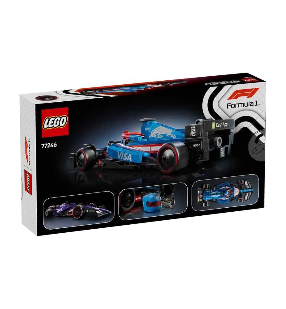 LEGO Speed Champions 77246 Visa Cash App RB VCARB 01 F1 Race Car