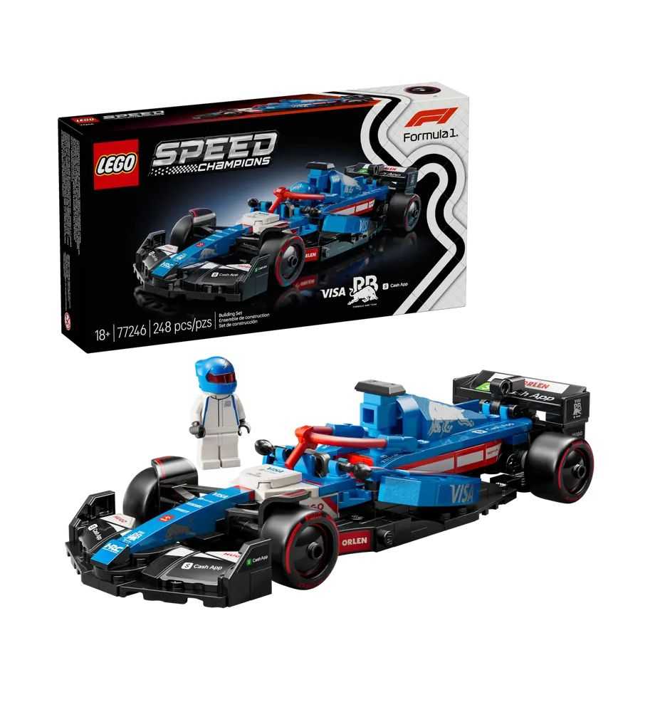 LEGO Speed Champions 77246 Visa Cash App RB VCARB 01 F1 Race Car