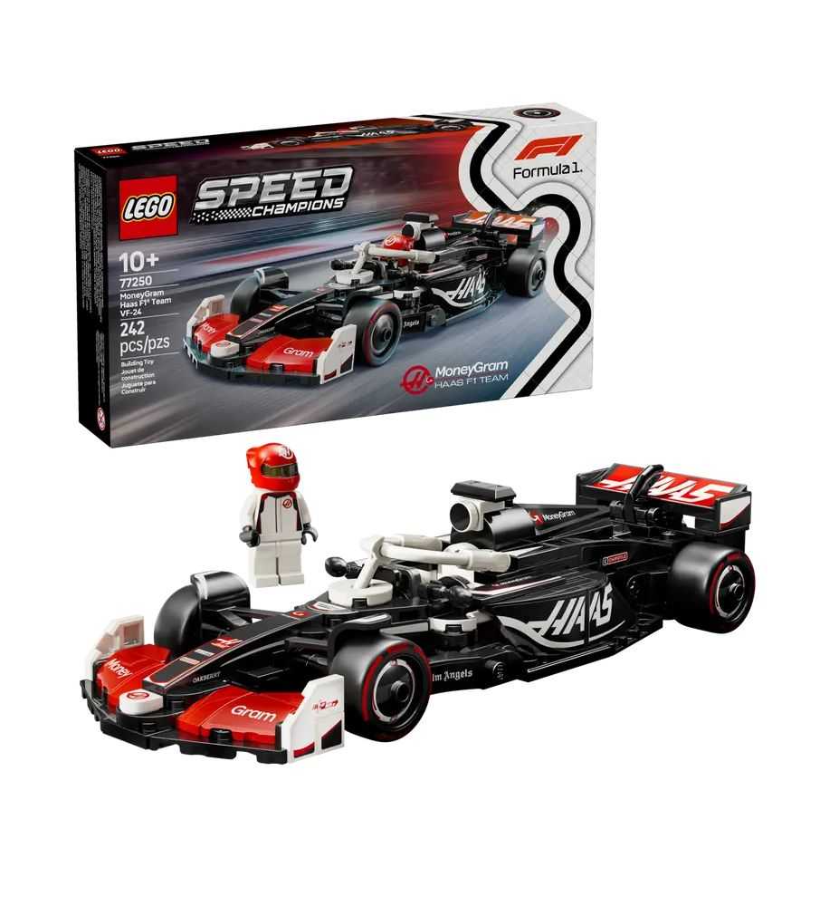LEGO Speed Champions 77250 MoneyGram Haas F1 Team VF-24 Race Car