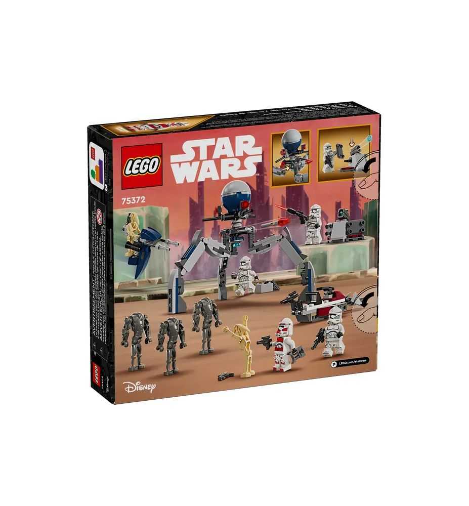 LEGO Star Wars 75372 Clone Trooper & Battle Droid Battle Pack