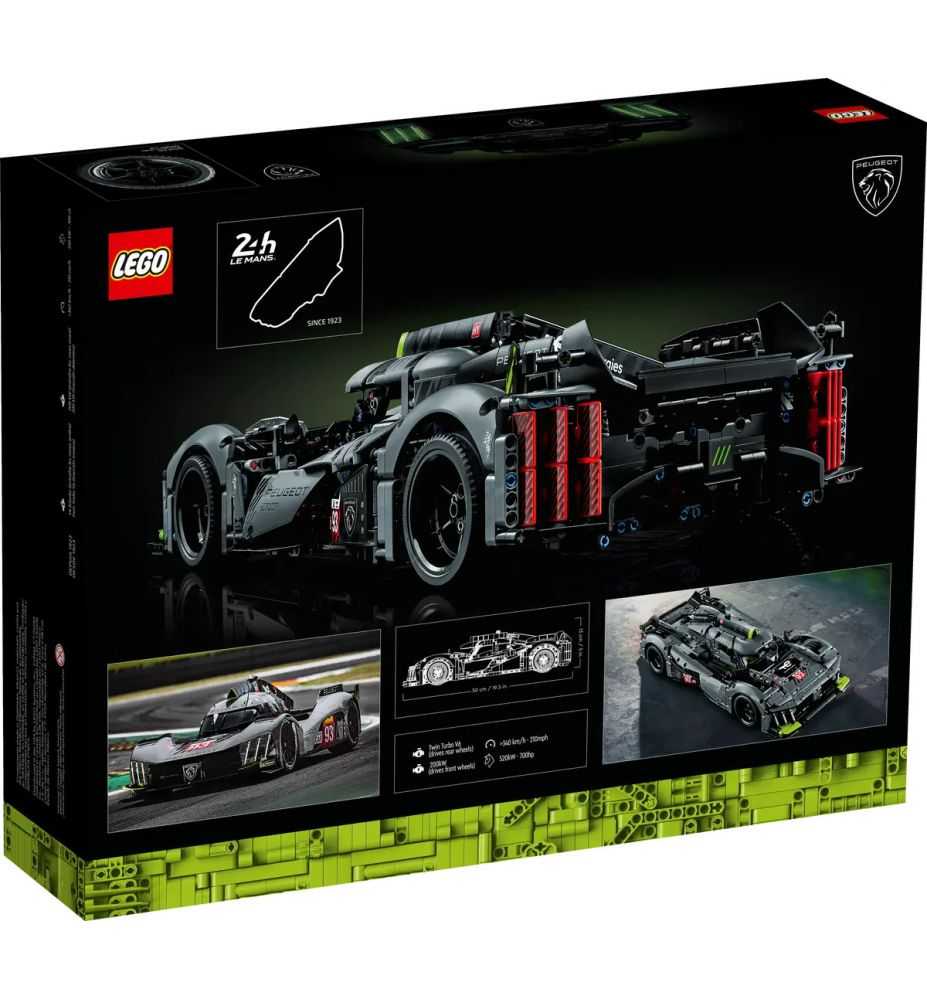 LEGO Technic 42156 PEUGEOT 9X8 24H Le Mans Hybrid Hypercar