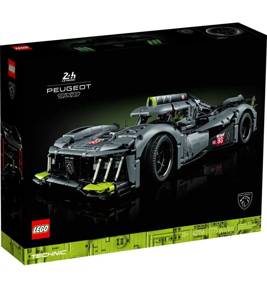 LEGO Technic 42156 PEUGEOT 9X8 24H Le Mans Hybrid Hypercar