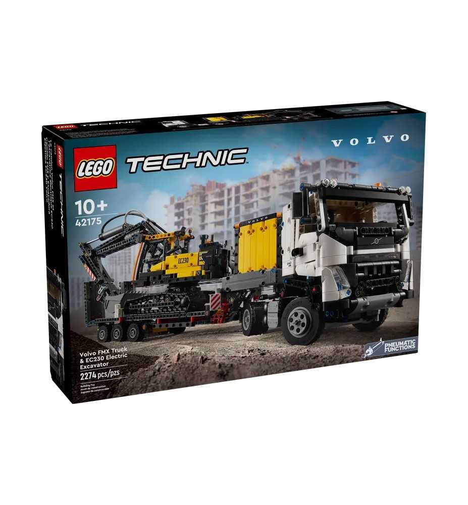 LEGO Technic 42175 Volvo FMX Truck & EC230 Electric Excavator