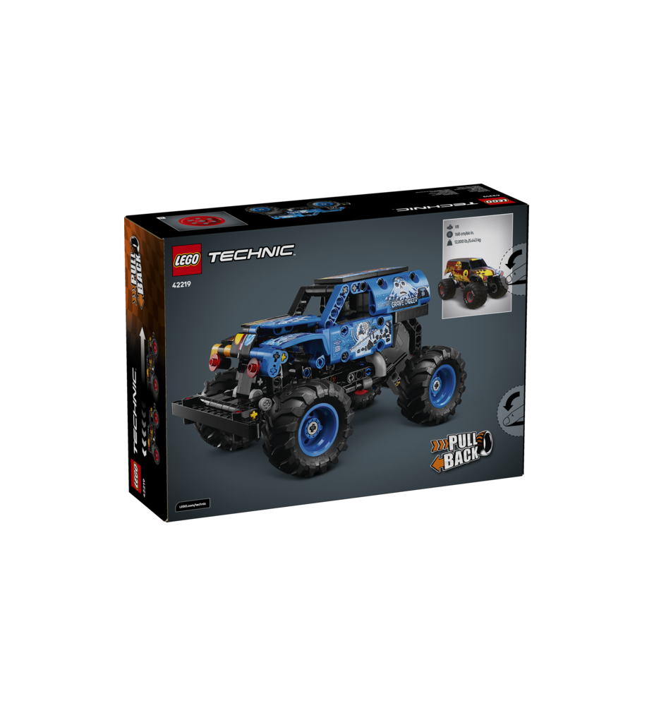 LEGO Technic 42219 Monster Jam Grave Digger Fire & Ice
